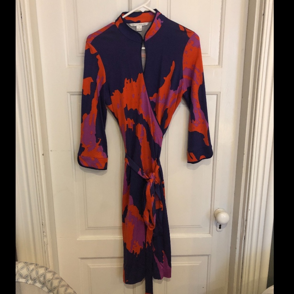 Vintage Diane von furstenberg China wrap dress